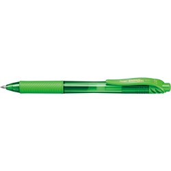 Pentel BL107 Energel X Gel Pen Retractable Fine 0.7mm Lime Green