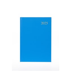 Collins Essential Diary A5 Day To Page Light Blue