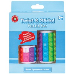 Learning Can Be Fun Twist And Slide Puzzle Set Of 2