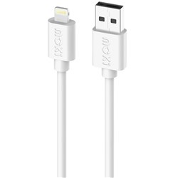USB-A To Lightning SynCharge Cable 1 Metre Classic White