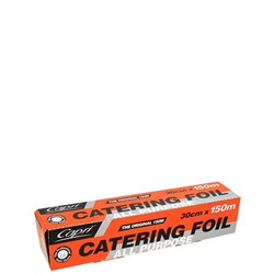 Capri All Purpose Catering Aluminium Foil With Dispenser 30cm x 150m Silver