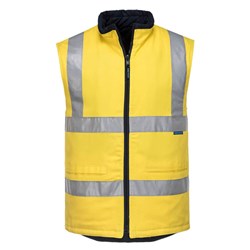 Portwest Hi-Vis Reversible Vest Small Yellow