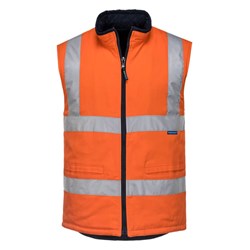 Portwest Hi-Vis Reversible Vest 3XL Orange