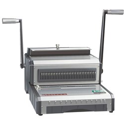 Qupa S310 Manual Heavy Duty Wire Binding Machine Silver