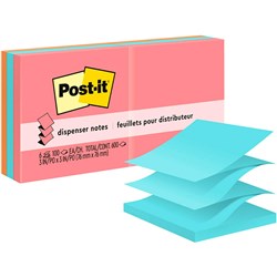 POST IT R330 6SSAN Pop Up Note Neon 76 x 76mm Pack6