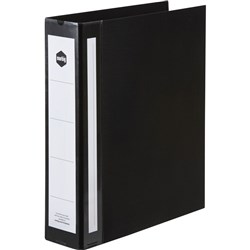 Marbig Enviro Deluxe Wide Capacity Binder A4 2D Ring 50mm Black