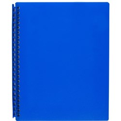 Marbig Display Book A4 Refillable 20 Pocket Blue