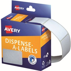 Avery Removable Dispenser Labels 35x49mm Rectangle White Pack Of 220