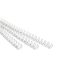 GBC WIRE BINDING 12mm 21 Loop Silver Pk100