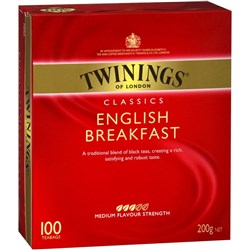 Twinings English Breakfast Tea Bags Pack of 100