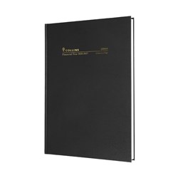 Collins Financial Year Diary A5 2 Days To Page Black