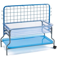 Edx Education Sand & Water Tray & Stand includes Activity Frame & Storage Shelf